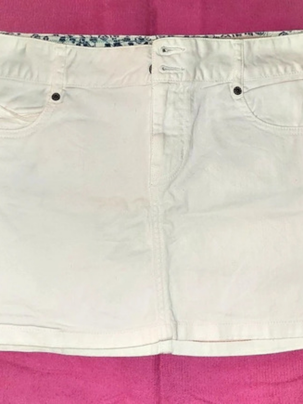 Miss Sixty Jean Shorts White Size 12